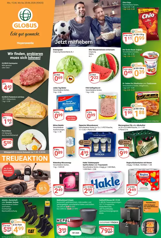 Globus Katalog | Aktuelle Schnäppchen und Angebote | 2026-06-15T00:00:00.000Z - 2026-06-20T00:00:00.000Z