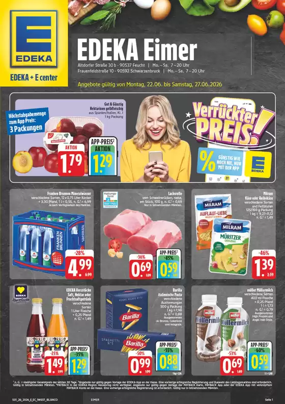 EDEKA Prospekt in Feucht | NativeX EDEKA Nordbayern KW26 | 2026-06-21T00:00:00.000Z - 2026-06-27T00:00:00.000Z