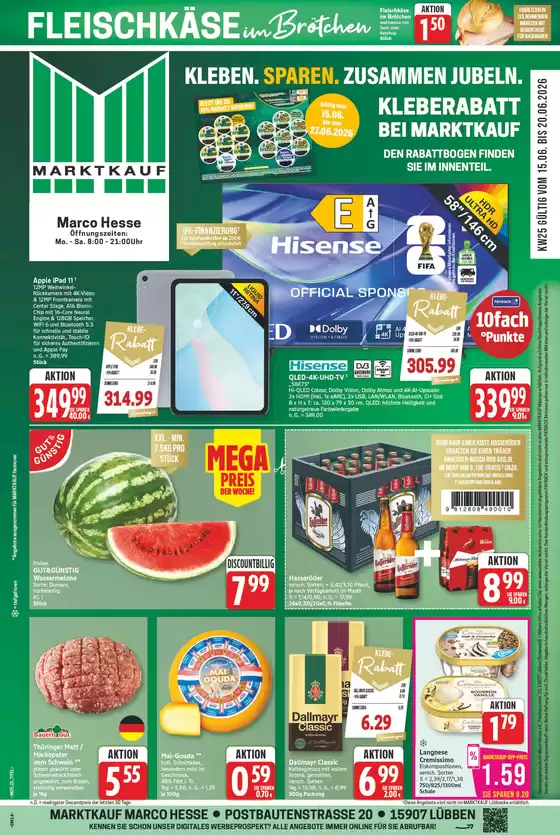 Marktkauf Katalog in Bawinkel | Rabatte und Aktionen | 2026-06-15T00:00:00.000Z - 2026-06-27T00:00:00.000Z