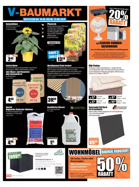 V Baumarkt Katalog | Jetzt sparen mit unseren Deals | 2026-06-18T00:00:00.000Z - 2026-06-24T00:00:00.000Z