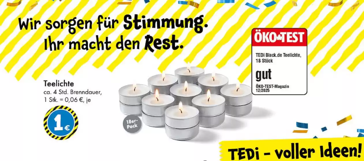 TEDi Katalog | Wir Sorgen Fur Sirmmung. Ihr Macht Den Rest. | 2026-06-18T00:00:00.000Z - 2026-06-29T00:00:00.000Z