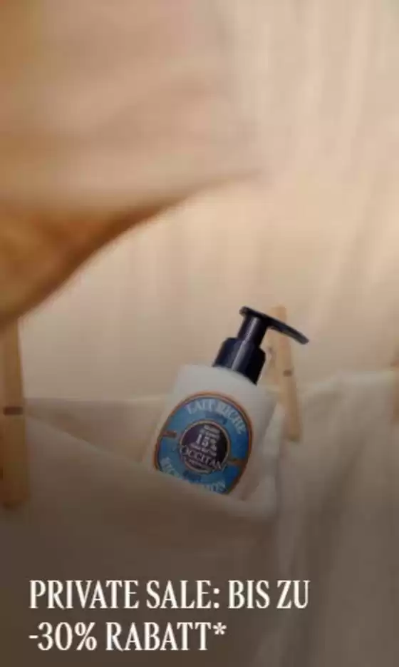 L'Occitane Prospekt in Marktsteft | Private Sale : Bis Zu -30% Rabatt* | 2026-06-19T00:00:00.000Z - 2026-06-28T00:00:00.000Z