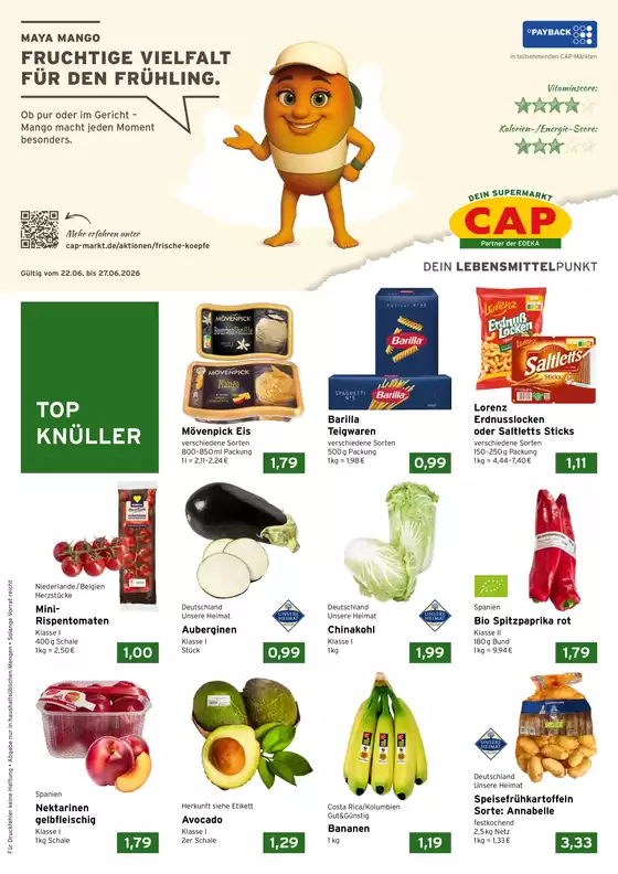 CAP Markt Katalog | Rabatte und Aktionen | 2026-06-22T00:00:00.000Z - 2026-06-27T00:00:00.000Z