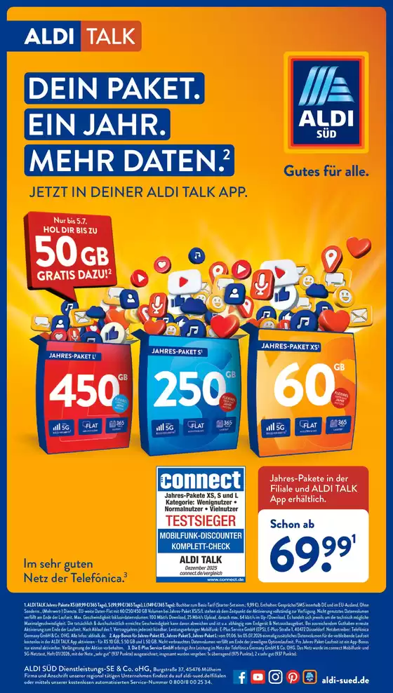 Aldi Süd Katalog in Breitenburg | Unsere besten Schnäppchen | 2026-07-01T00:00:00.000Z - 2026-07-05T00:00:00.000Z