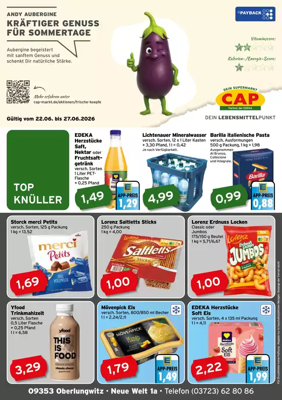CAP Markt Katalog | Angebote für Schnäppchenjäger | 2026-06-22T00:00:00.000Z - 2026-06-27T00:00:00.000Z