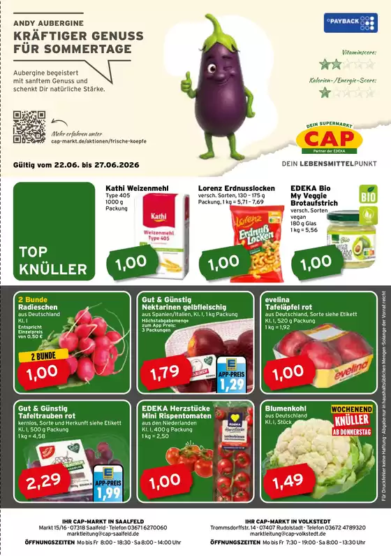 CAP Markt Katalog in Dorum | Top-Deals und Rabatte | 2026-06-22T00:00:00.000Z - 2026-06-27T00:00:00.000Z