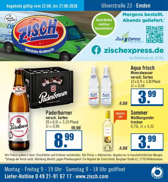 Zisch Katalog | Angebote Zisch KW25 | 2026-06-22T00:00:00.000Z - 2026-06-27T00:00:00.000Z