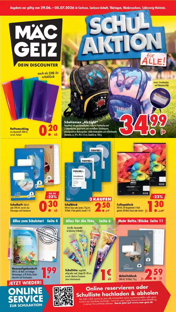 Mäc Geiz Katalog | Sonderangebote für Sie | 2026-06-29T00:00:00.000Z - 2026-07-05T00:00:00.000Z