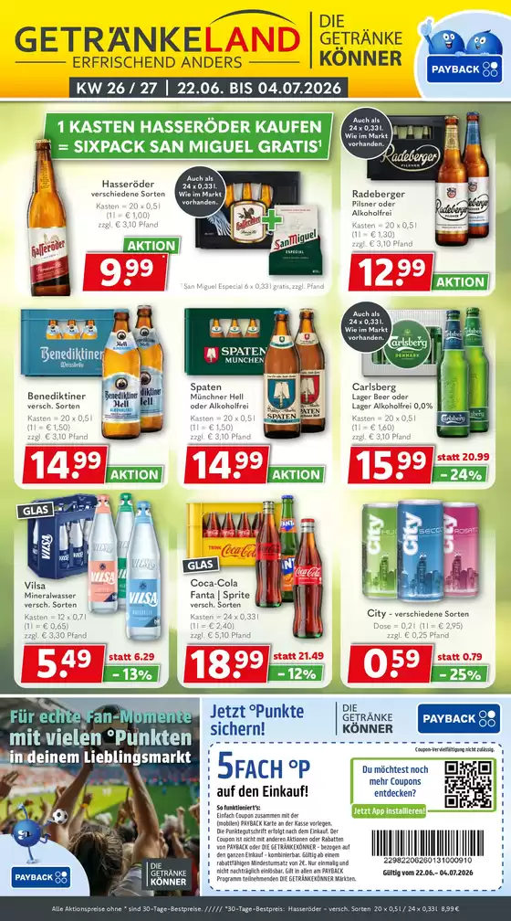 Getränkeland Katalog | Getränkeland Angebote | 2026-06-22T00:00:00.000Z - 2026-07-04T00:00:00.000Z