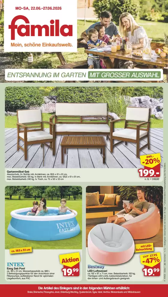 famila Nordwest Katalog | Sonderangebote | 2026-06-22T00:00:00.000Z - 2026-06-27T00:00:00.000Z