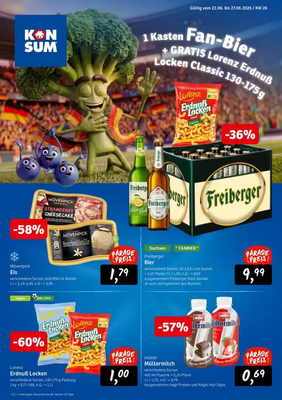 KONSUM Katalog | KONSUM DRESDEN Angebote der Woche KW26 2026 | 2026-06-22T00:00:00.000Z - 2026-06-27T00:00:00.000Z