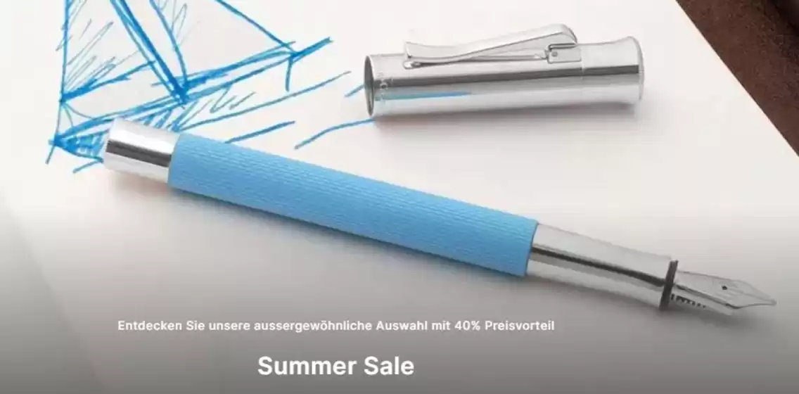 GRAF VON FABER-CASTELL Katalog | Summer Sale ` | 2026-06-23T00:00:00.000Z - 2026-07-12T00:00:00.000Z