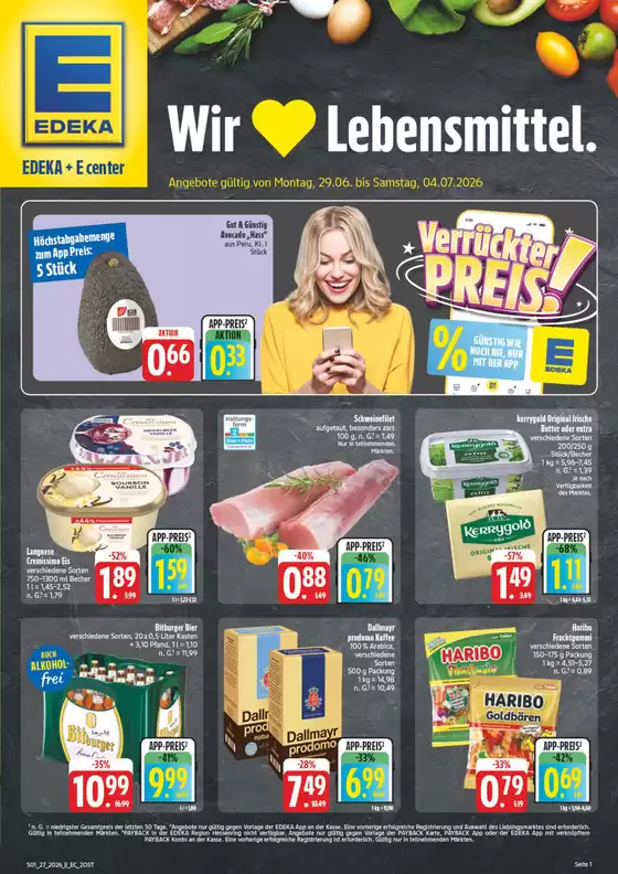 EDEKA Prospekt in Schipkau | NativeX EDEKA Nordbayern KW27 | 2026-06-28T00:00:00.000Z - 2026-07-04T00:00:00.000Z