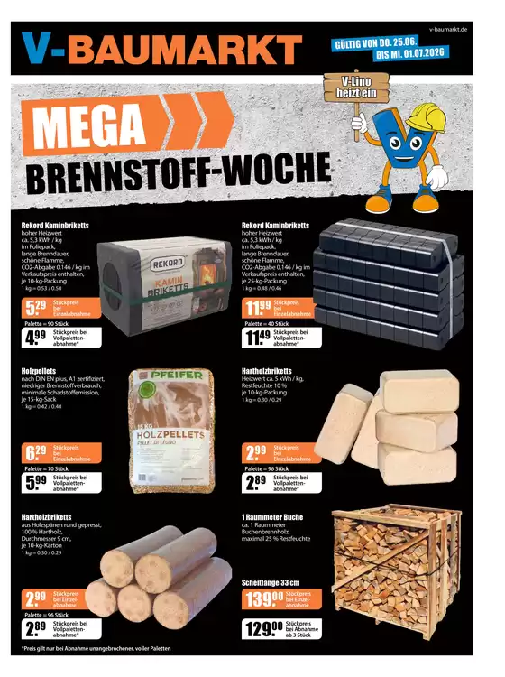 V Baumarkt Katalog | Aktuelle Angebote V Baumarkt | 2026-06-25T00:00:00.000Z - 2026-07-01T00:00:00.000Z
