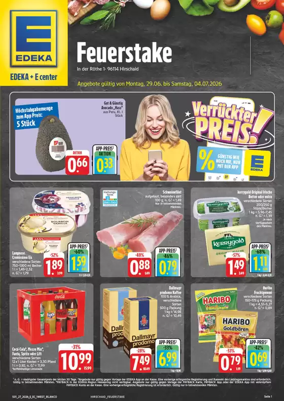 EDEKA Katalog in Goldberg | NativeX EDEKA Nordbayern KW27 | 2026-06-29T00:00:00.000Z - 2026-07-04T00:00:00.000Z