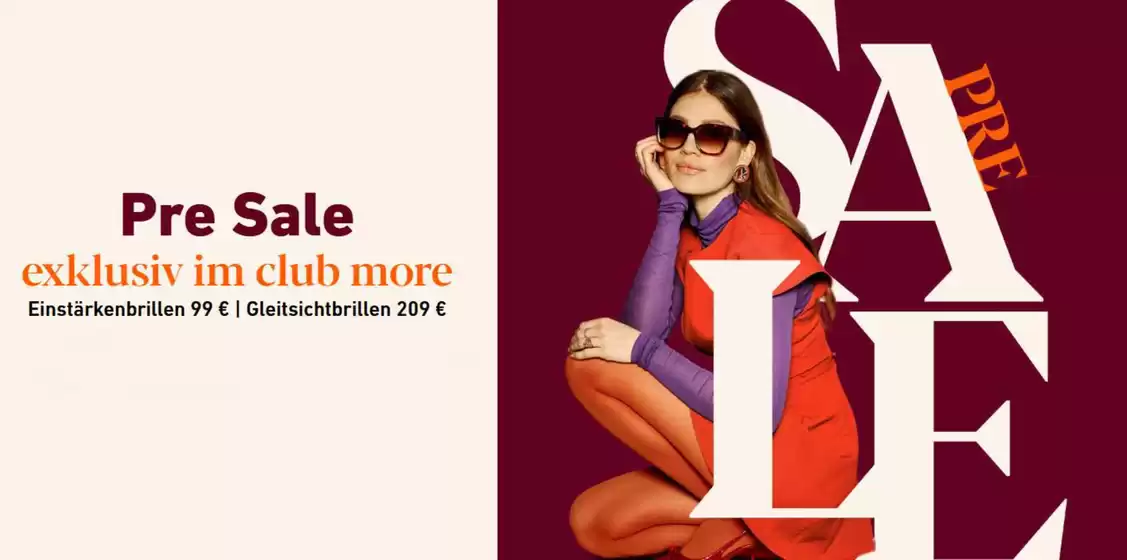 eyes and more Katalog | Pre SAle Exklusiv Im Club More | 2026-06-26T00:00:00.000Z - 2026-07-21T00:00:00.000Z