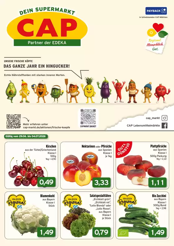 CAP Markt Katalog | Unsere besten Angebote für Sie | 2026-06-29T00:00:00.000Z - 2026-07-04T00:00:00.000Z