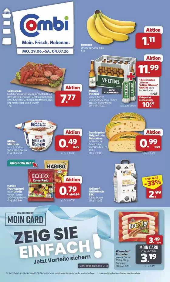 Combi Markt Katalog | Markt - Angebote | 2026-06-29T00:00:00.000Z - 2026-07-04T00:00:00.000Z