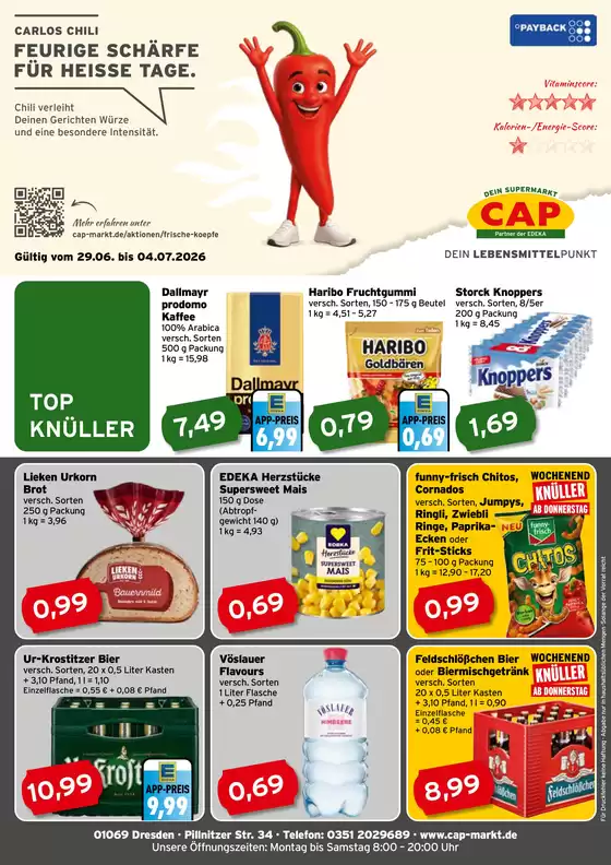 CAP Markt Katalog | Top-Angebote für alle Schnäppchenjäger | 2026-06-29T00:00:00.000Z - 2026-07-04T00:00:00.000Z