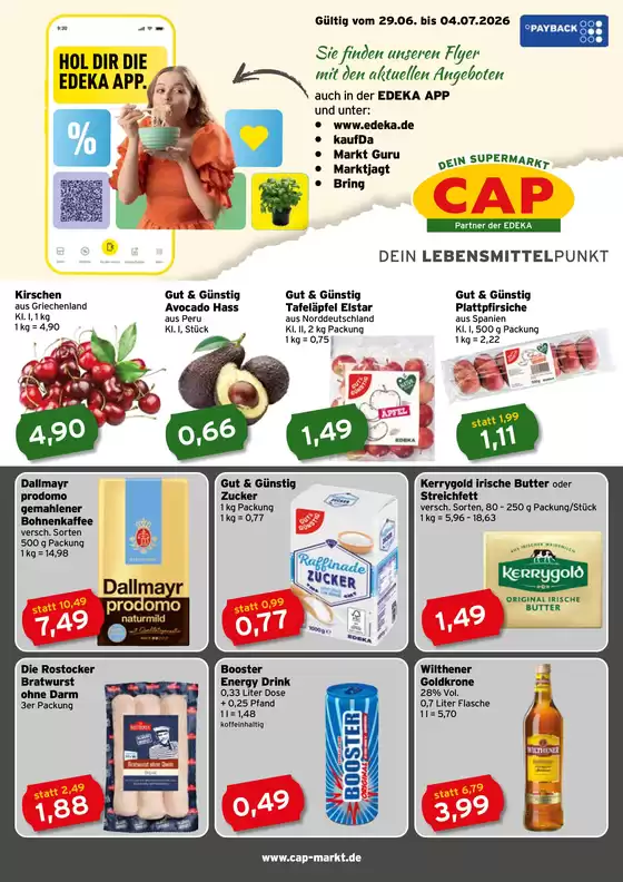 CAP Markt Katalog in Berngau | Exklusive Schnäppchen | 2026-06-29T00:00:00.000Z - 2026-07-04T00:00:00.000Z