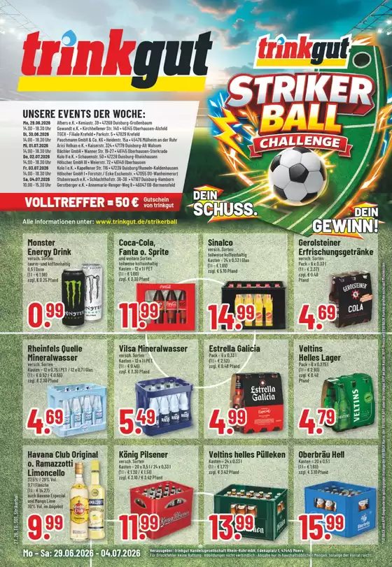 trinkgut Katalog | Top-Angebote für alle Schnäppchenjäger | 2026-06-29T00:00:00.000Z - 2026-07-04T00:00:00.000Z