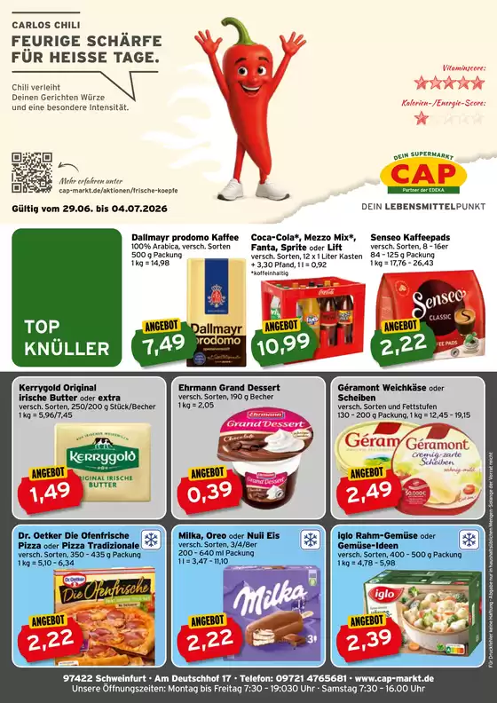 CAP Markt Katalog in Berngau | Top-Angebote für Sparfüchse | 2026-06-29T00:00:00.000Z - 2026-07-04T00:00:00.000Z