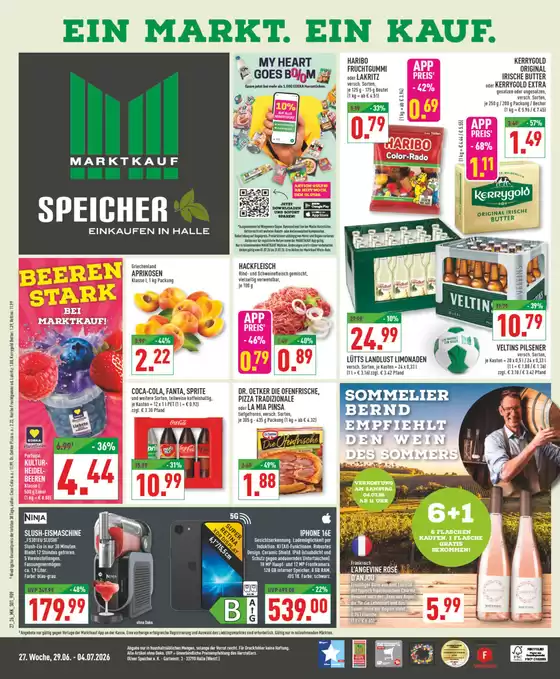 Marktkauf Katalog | Top-Deals für alle Kunden | 2026-06-29T00:00:00.000Z - 2026-07-04T00:00:00.000Z