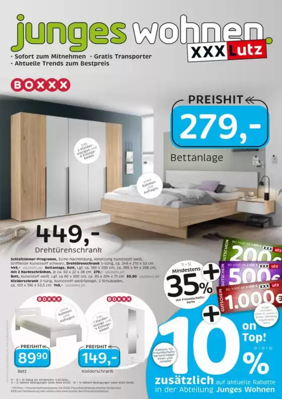 XXXLutz Katalog | Junges Wohnen | 2026-06-29T00:00:00.000Z - 2026-07-11T00:00:00.000Z