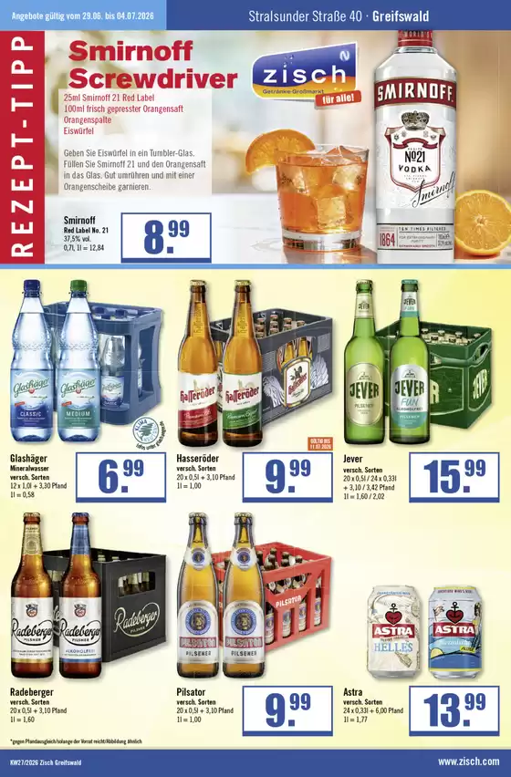 Zisch Katalog | Exklusive Schnäppchen | 2026-06-29T00:00:00.000Z - 2026-07-04T00:00:00.000Z