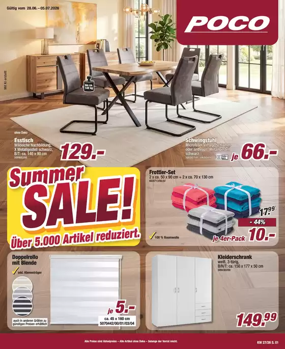Poco Katalog | Poco flugblatt | 2026-06-28T00:00:00.000Z - 2026-07-05T00:00:00.000Z