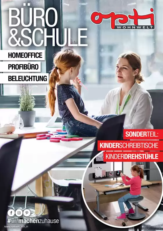 Opti Wohnwelt Katalog | Büro & Schule | 2026-06-29T00:00:00.000Z - 2026-07-31T00:00:00.000Z