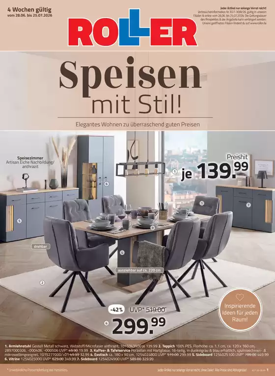 ROLLER Katalog | Speisen-Katalog | 2026-06-29T00:00:00.000Z - 2026-07-25T00:00:00.000Z