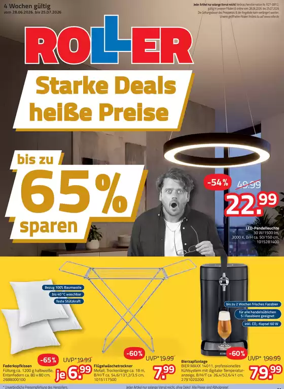 ROLLER Katalog | Wohnaccessoires Haushaltswaren | 2026-06-29T00:00:00.000Z - 2026-07-25T00:00:00.000Z