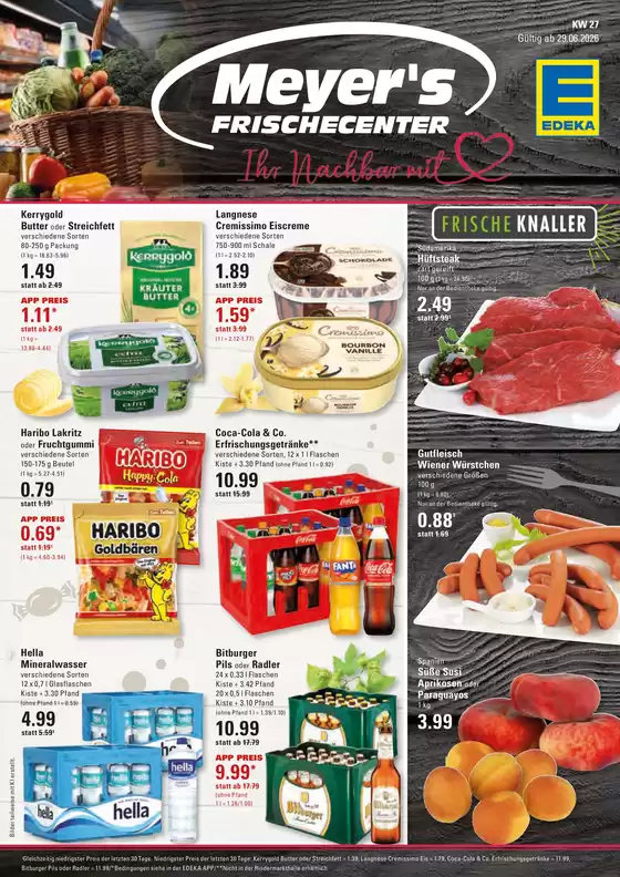 Meyer's Frischemarkt Katalog | Endversion Meyer KW 27 2026 compressed | 2026-06-29T00:00:00.000Z - 2026-06-29T00:00:00.000Z