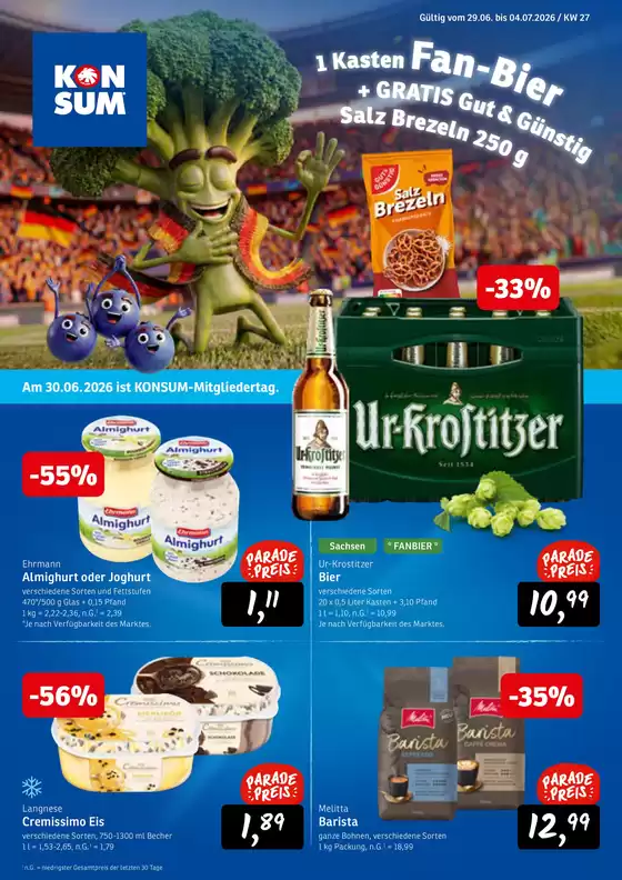 KONSUM Katalog | KONSUM DRESDEN Angebote der Woche KW27 2026 | 2026-06-29T00:00:00.000Z - 2026-07-04T00:00:00.000Z