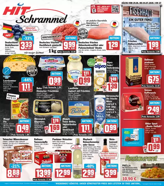 Hit Markt Katalog | Tolles Angebot für alle Kunden | 2026-06-29T00:00:00.000Z - 2026-07-04T00:00:00.000Z