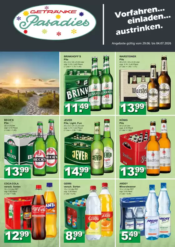 Getränkeparadies Gefromm Katalog | Große Auswahl an Angeboten | 2026-06-29T00:00:00.000Z - 2026-07-04T00:00:00.000Z