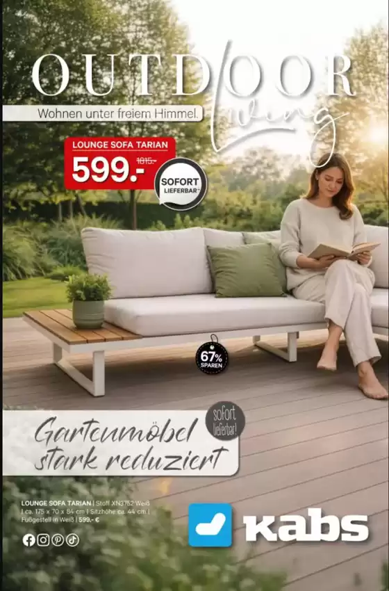 Kabs Polsterwelt Katalog | Gartenmobel Stark Reduziert | 2026-06-30T00:00:00.000Z - 2026-07-30T00:00:00.000Z