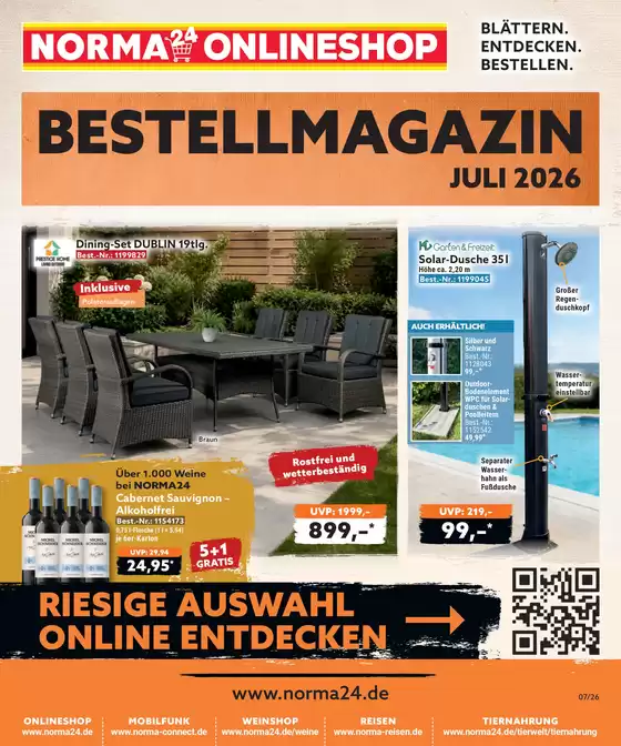 Norma Katalog | Aktuelle Sonderaktionen | 2026-07-01T00:00:00.000Z - 2026-07-31T00:00:00.000Z