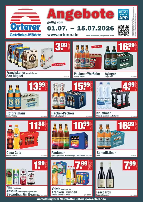 Sobi Getränkemarkt Katalog | SALE | 2026-07-01T00:00:00.000Z - 2026-07-15T00:00:00.000Z