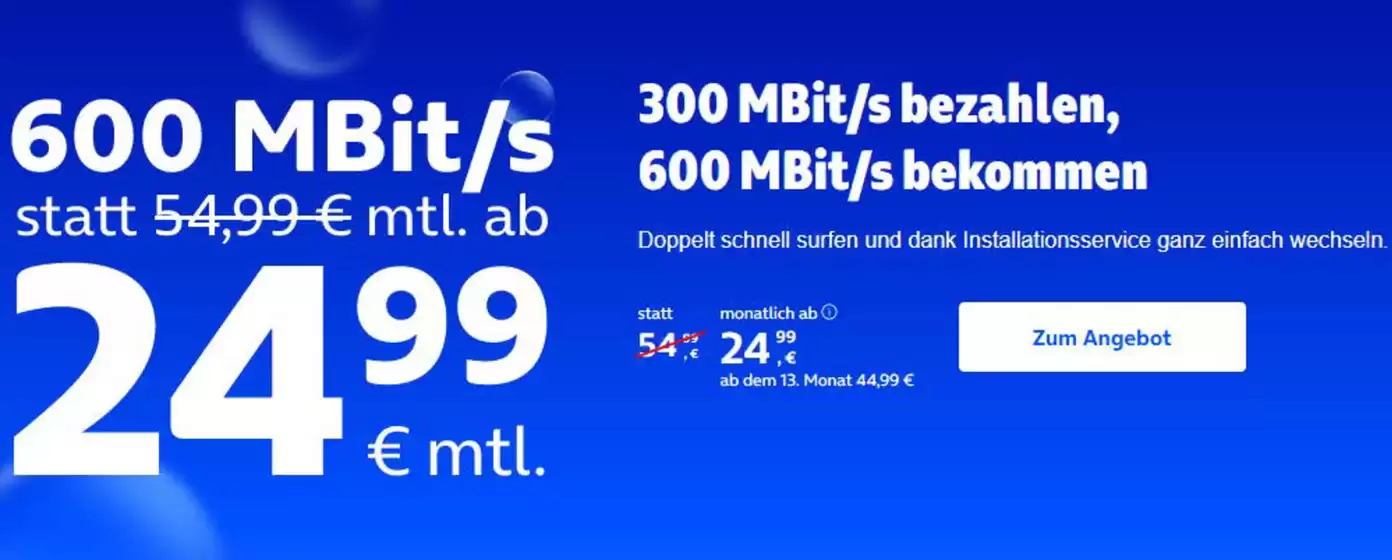 O2 Katalog in Bützow | 300 MBit/s Bezahlen, 600MBit/s Bekommen | 2026-07-01T00:00:00.000Z - 2026-07-20T00:00:00.000Z