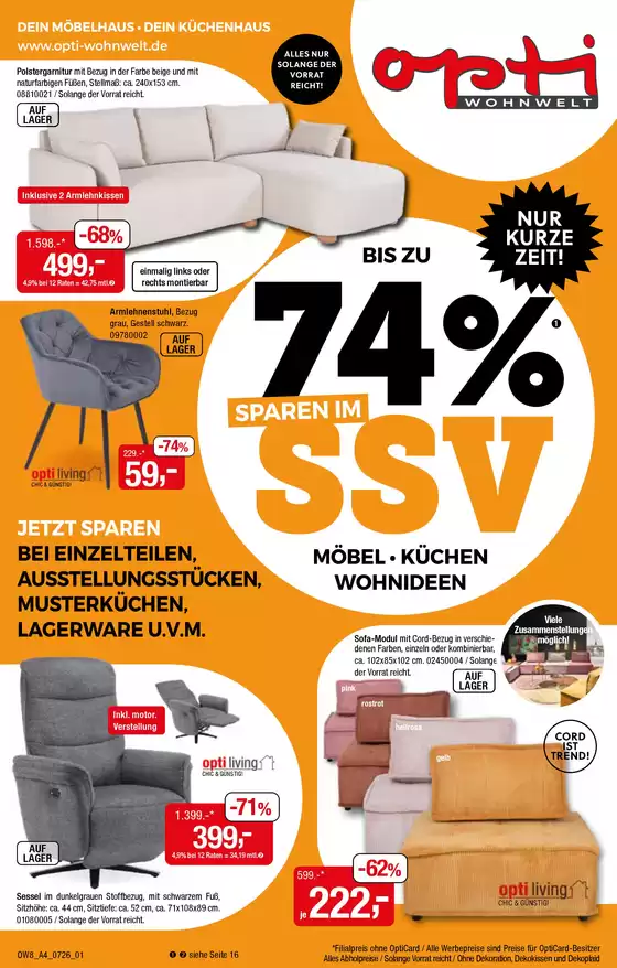 Opti Wohnwelt Katalog | Aktuelle Schnäppchen und Angebote | 2026-07-02T00:00:00.000Z - 2026-07-18T00:00:00.000Z