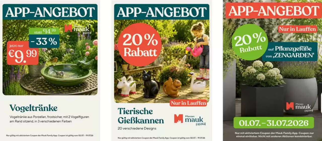 Pflanzen Mauk Katalog | 20% Rabatt* | 2026-07-03T00:00:00.000Z - 2026-07-31T00:00:00.000Z