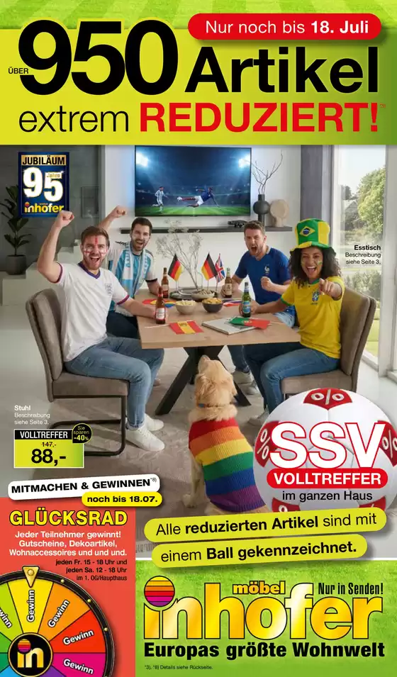 Möbel Inhofer Katalog | ÜBER 950 ARTIKEL EXTREM REDUZIERT | 2026-07-03T00:00:00.000Z - 2026-07-18T00:00:00.000Z