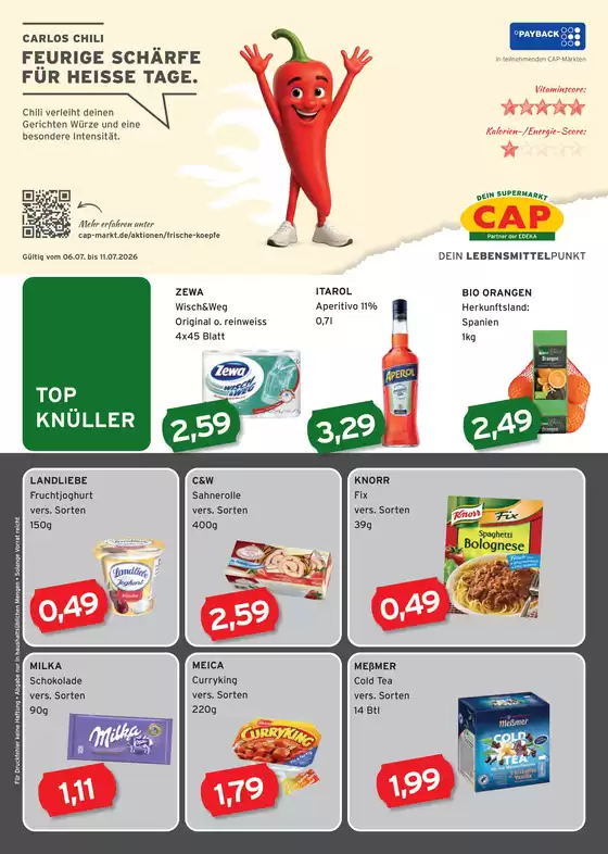 CAP Markt Katalog | Angebote für Schnäppchenjäger | 2026-07-06T00:00:00.000Z - 2026-07-11T00:00:00.000Z