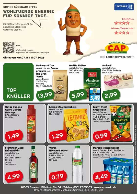 CAP Markt Katalog in Neunkirchen (Bernkastel-Wittlich) | Attraktive Angebote entdecken | 2026-07-06T00:00:00.000Z - 2026-07-11T00:00:00.000Z