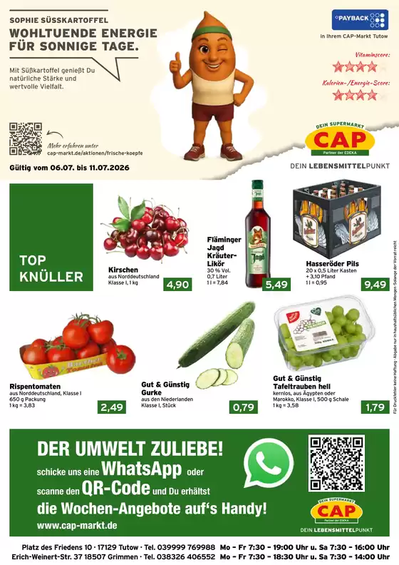 CAP Markt Katalog in Neunkirchen (Bernkastel-Wittlich) | Top-Angebote für Sparfüchse | 2026-07-06T00:00:00.000Z - 2026-07-11T00:00:00.000Z