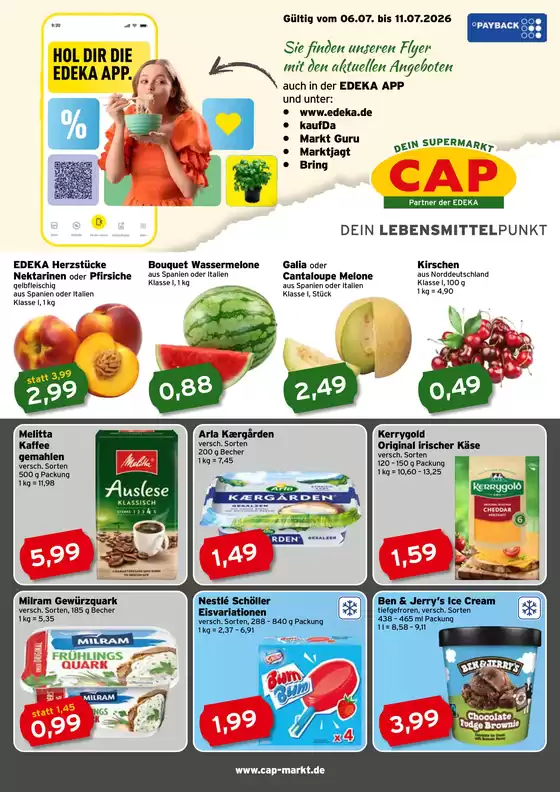 CAP Markt Katalog | Exklusive Deals und Schnäppchen | 2026-07-06T00:00:00.000Z - 2026-07-11T00:00:00.000Z