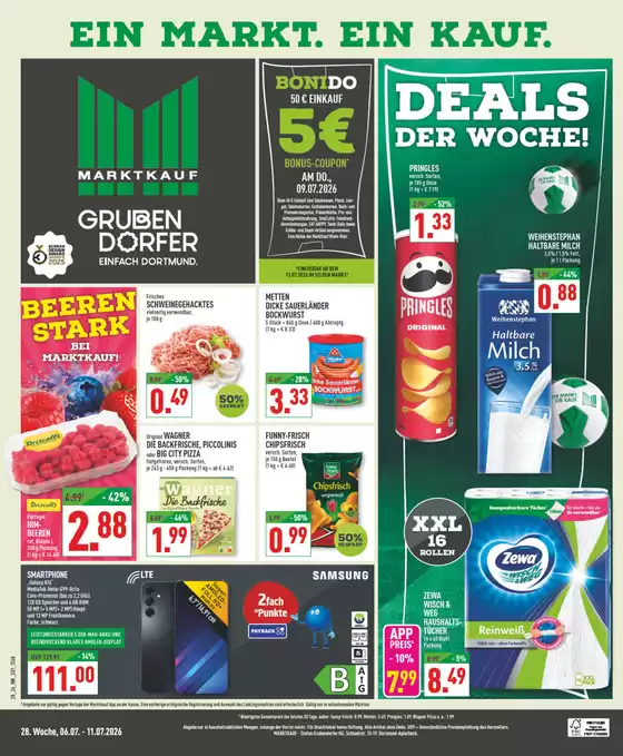 Marktkauf Katalog | Aktuelle Deals und Angebote | 2026-07-06T00:00:00.000Z - 2026-07-11T00:00:00.000Z