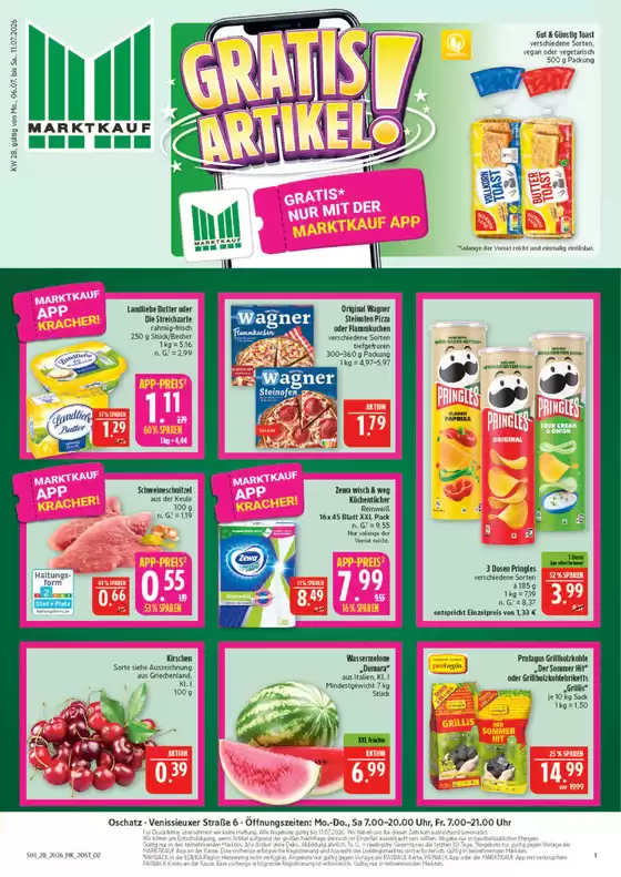 Marktkauf Katalog | Exklusive Deals und Schnäppchen | 2026-07-06T00:00:00.000Z - 2026-07-11T00:00:00.000Z